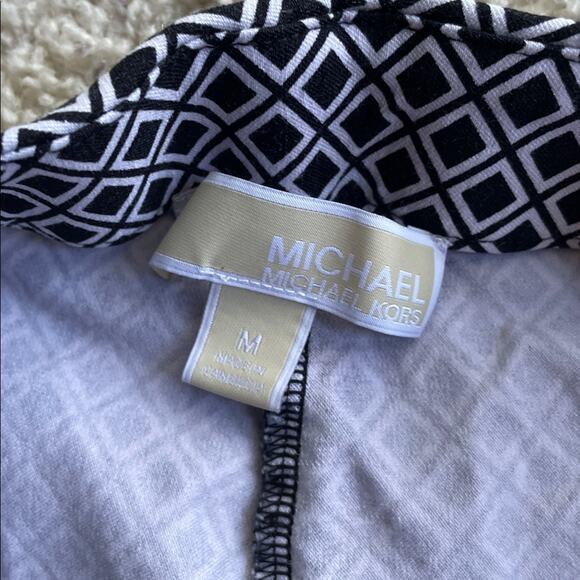 MICHAEL KORA Geometric Patterned Print Legging Dress Pants Size M - Picture 2 of 2